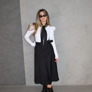 חצאית פפיטה שחורה